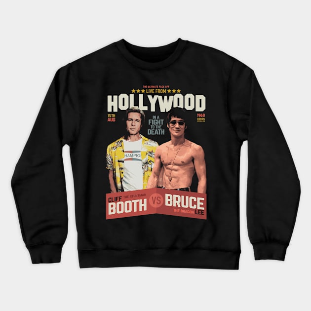 Bruce Movie Jeet Kune Do Be Water Lee Legend Crewneck Sweatshirt by Garmentcrooks